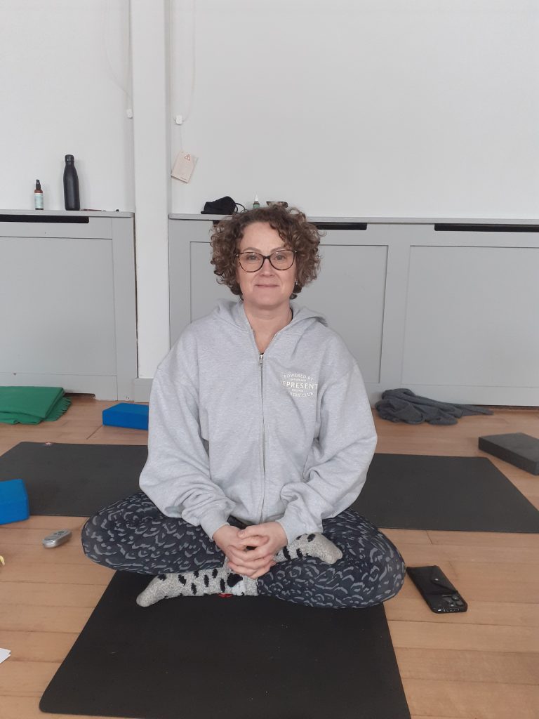 Yoga teacher Kate Kearns